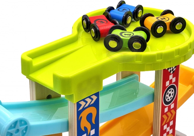 Tooky Toy Farebná šmýkačka pre autá