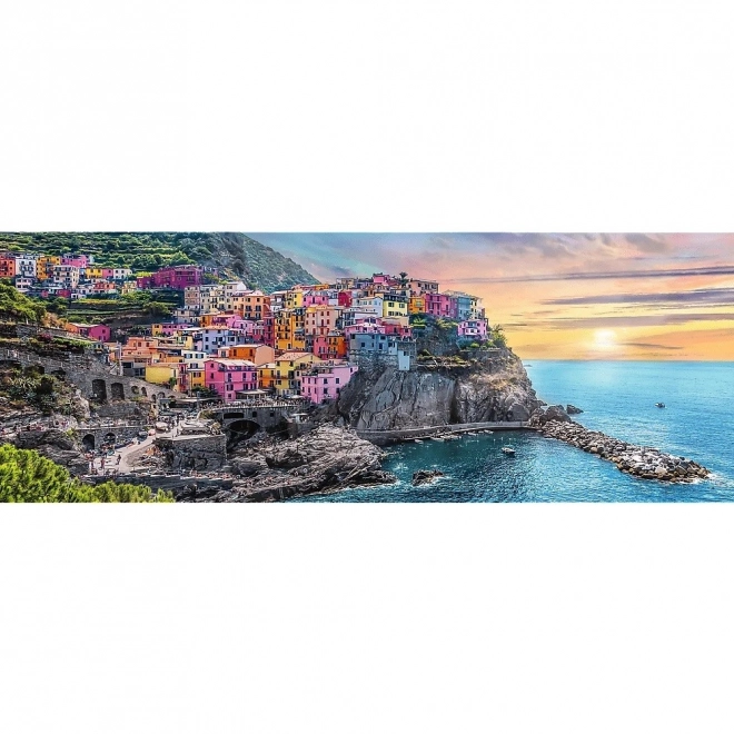 Puzzle 500 Ks. - Panorama: Vernazza Pri Západe Slnka, Taliansko