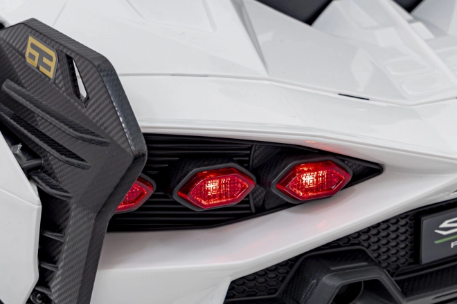 Lamborghini SIAN detské auto na batériu s ovládačom – Biele
