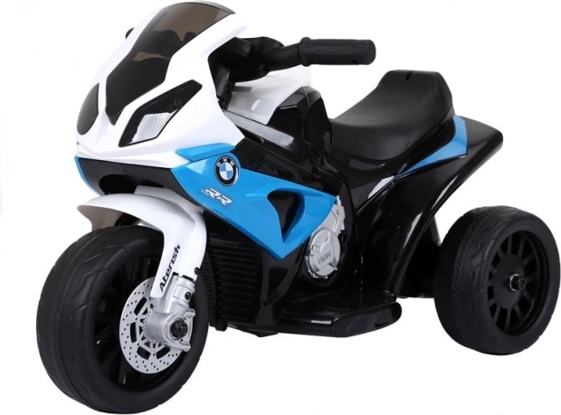 Elektrický motor BMW S1000RR, trojkolesový, modrý