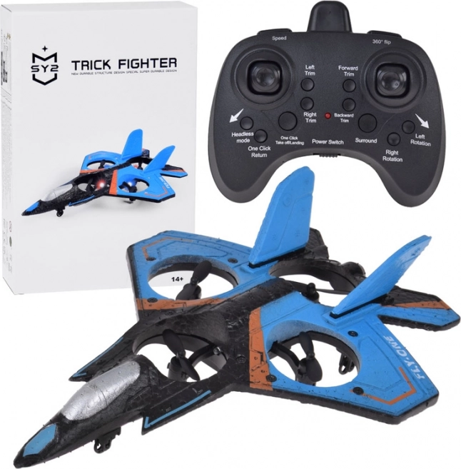 Dron na diaľkové ovládanie Quadcopter s LED diódami