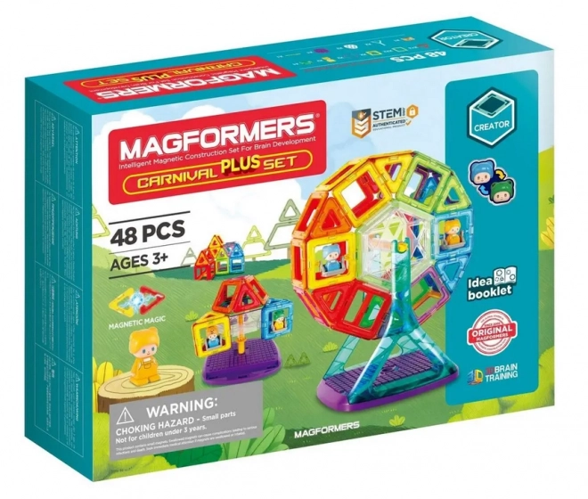 Magnetické kocky MAGFORMERS Carnival Plus