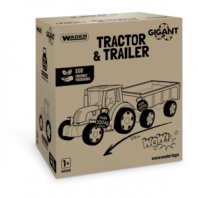 Traktor s vlečkou Wader