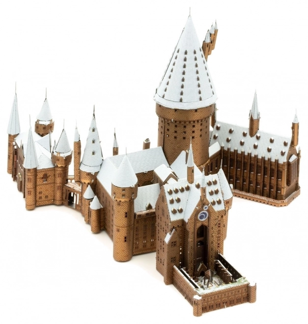 Metal Earth 3D puzzle Harry Potter: Zasnežený Rokfort