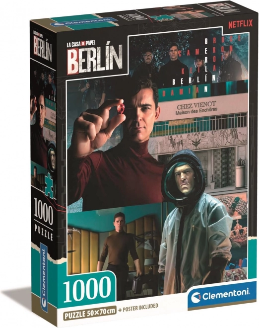 Clementoni Puzzle La Casa De Papel Berlín: Šéf 1000 Dielikov