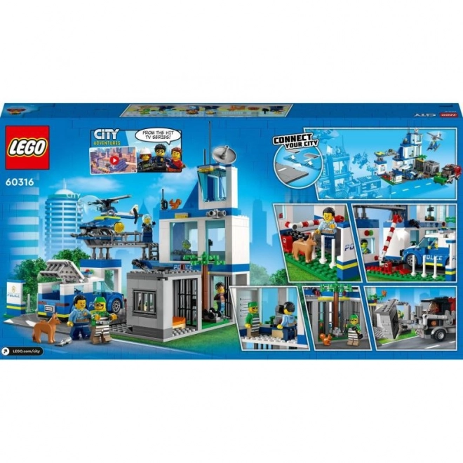 LEGO City 60316 Policajná stanica