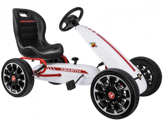 Gokart na pedále ABARTH s veľkými mäkkými kolesami