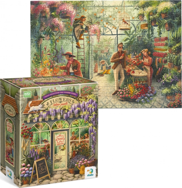 Puzzle Obchody: Kvetinárstvo 300 kúskov