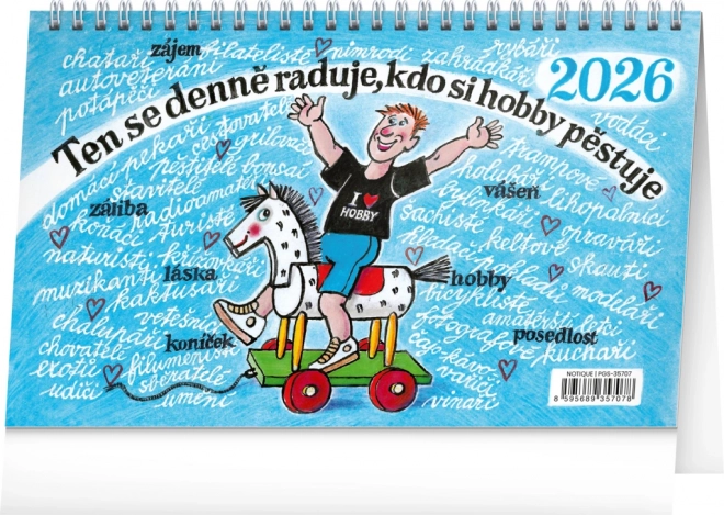 Stolný kalendár Naše hobby 2026