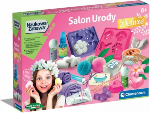 clementoni vedecká zábava: salón krásy (poľská verzia)