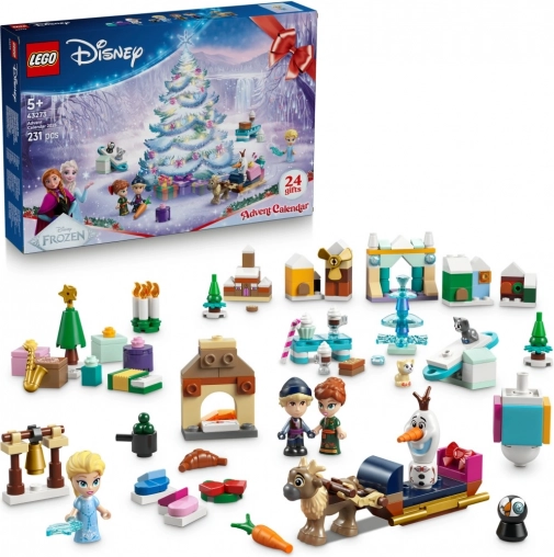 lego disney princess adventný kalendár frozen 2025