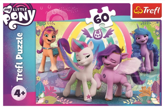 Trefl puzzle My Little Pony: Roztomilí poníci 60 dielikov