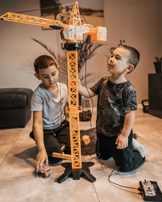 Zábavný žeriav na diaľkové ovládanie 103 cm pre deti