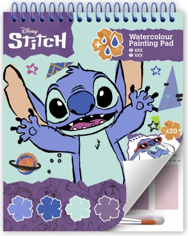 Lilo a Stitch blok s omaľovánkami a farbami
