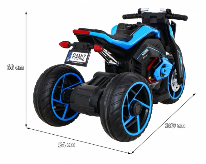 Motor s batériou pre deti modrý