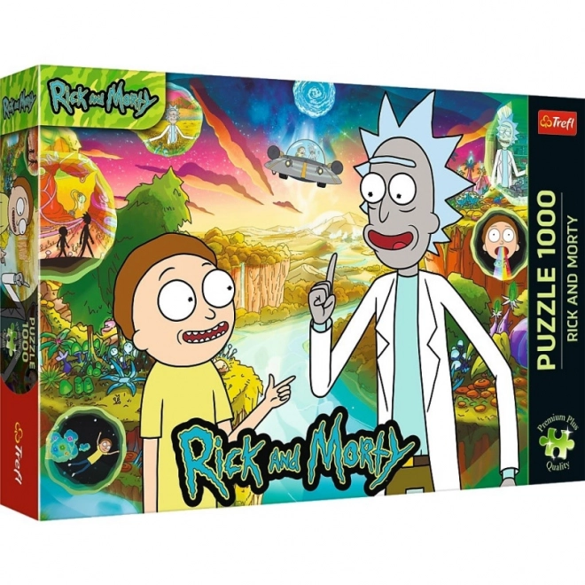 Puzzle Rick a Morty 1000 Ks Premium Plus