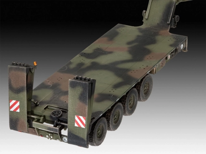 Model nákladného vozidla SLT 50-3 Elefant a tanku Leopard 2A4