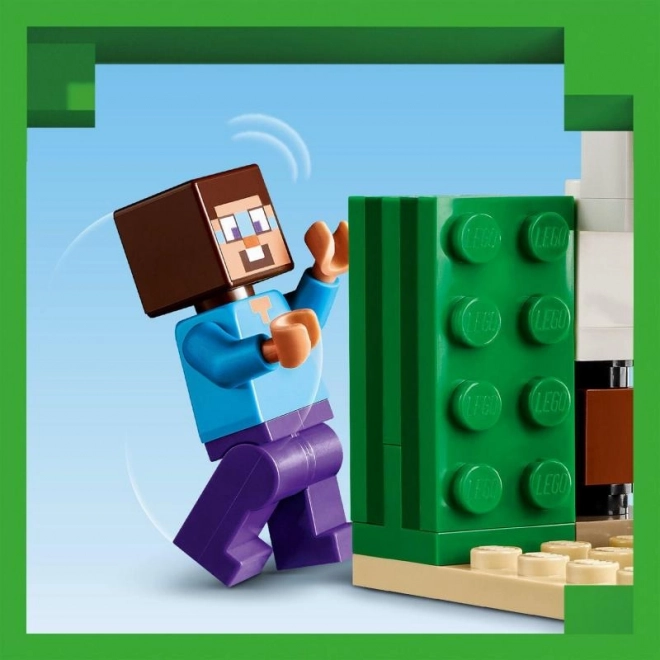 LEGO Minecraft Steve a výprava do púšte