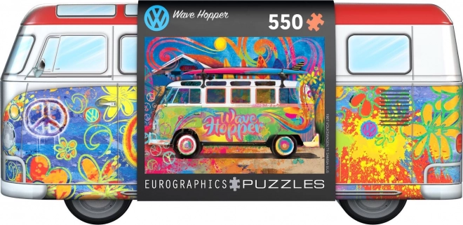 Puzzle v plechovej krabičke Volkswagen Wave Hopper