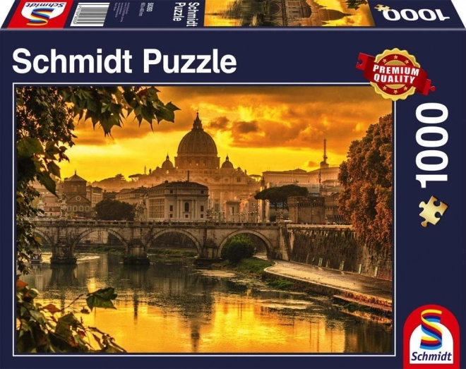 Puzzle Zlaté svetlo nad Rímom 1000 dielikov