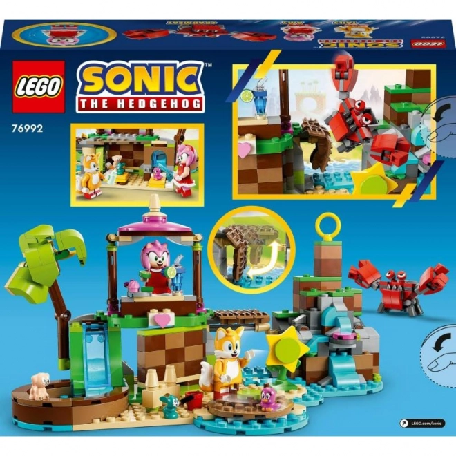 Ostrov na záchranu zvierat Amy z LEGO Sonic the Hedgehog