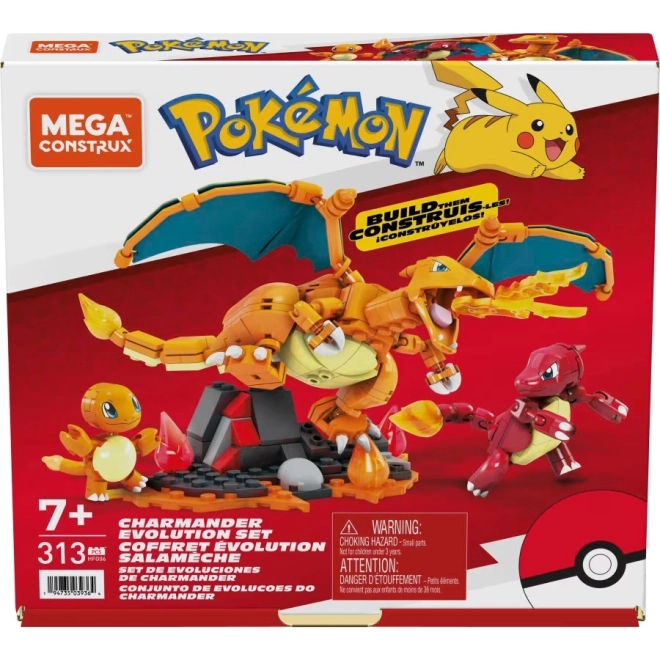 Stavebná sada Mega Construx Pokémon Evolúcia Charmandera