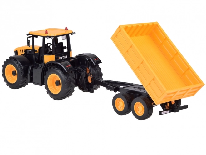 Jcb traktor s prívesom na diaľkové ovládanie