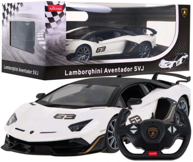 Z diaľkovým ovládaním Lamborghini Aventador SVJ 1:14 od RASTAR