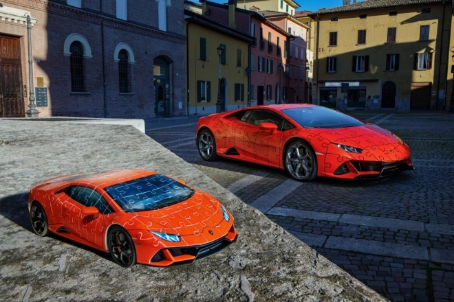 Lamborghini Huracán Evo zelené skladačky