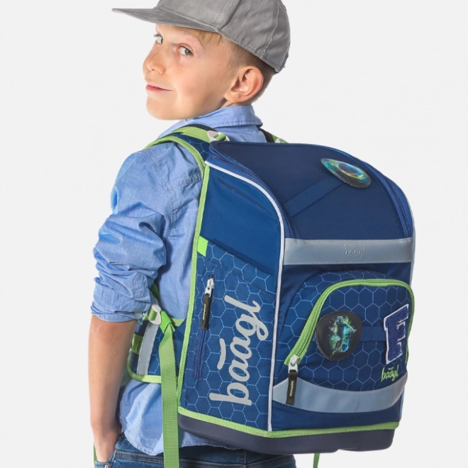 Baagl set školských doplnkov Zippy Plus Futbalová lopta