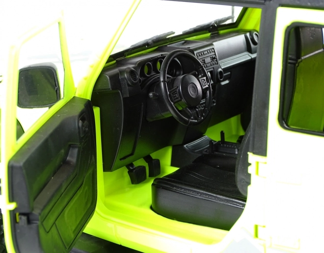 Auto na diaľkové ovládanie Rock Crawler 2.4 GHz so zelenými tlmičmi 4x4