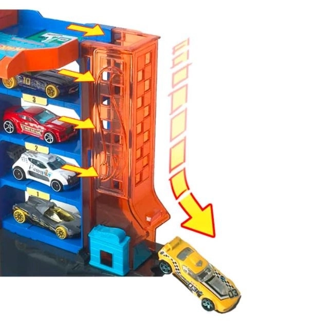 Hot Wheels City - Malý parkovací set