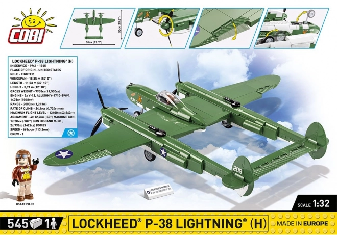 Lockheed P-38H Lightning model