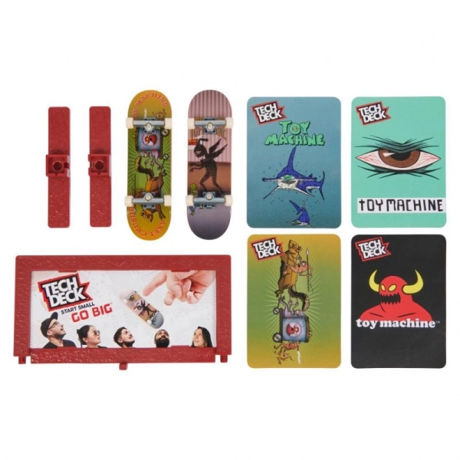 Tech Deck Fingerboard dvojbalenie s prekážkou