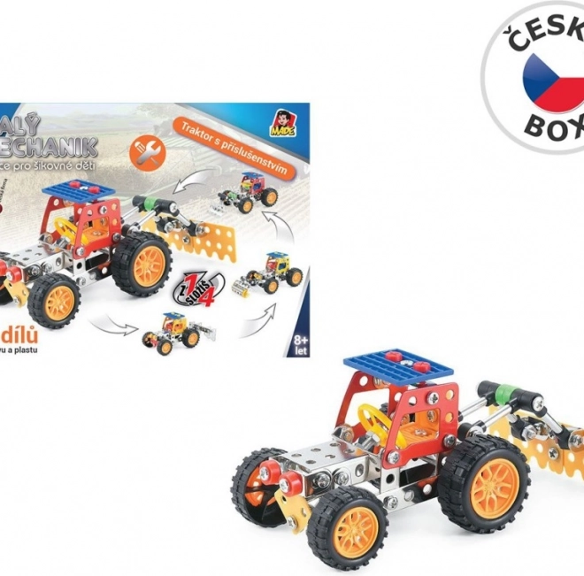 Malý mechanik traktor s príslušenstvom