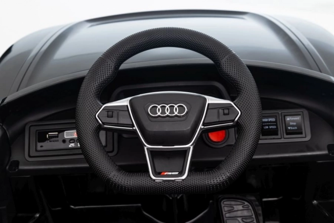 Detské elektrické auto Audi E-Tron GT čierne