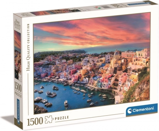 clementoni puzzle picturesqe procida island 1500 dielikov