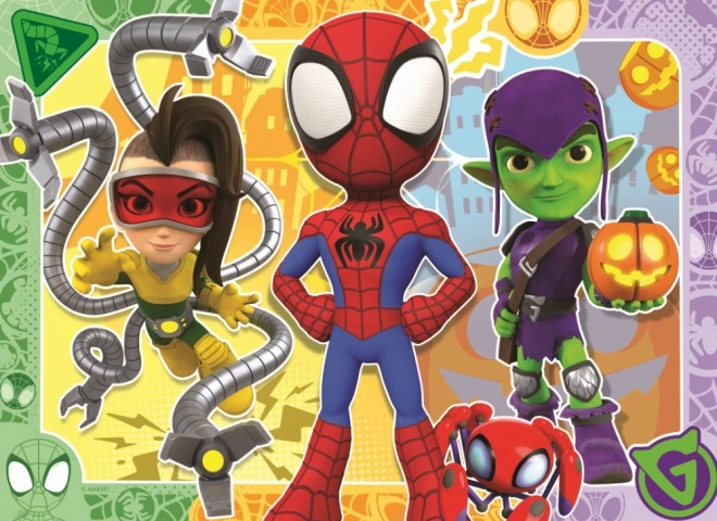 Puzzle Spidey a jeho úžasní priatelia 4x42 dielikov