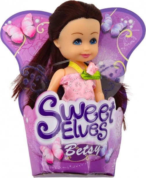 Mini bábika Elfka Betka 11,5 cm Rôzne vzory