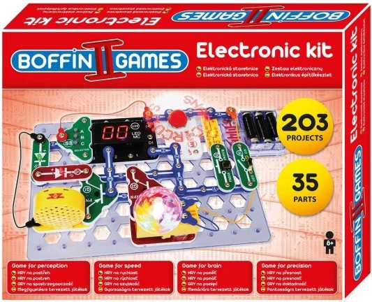 Elektronická stavebnica Boffin II Hry