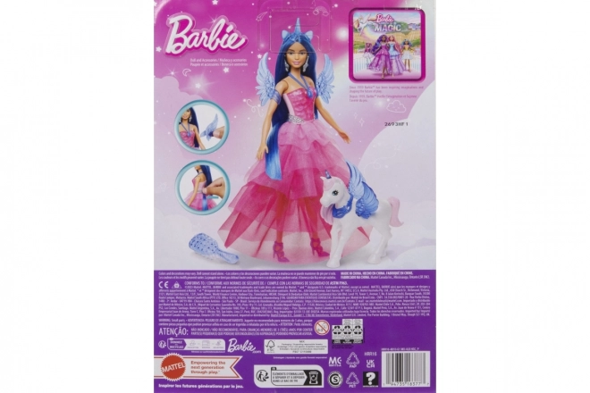 Barbie Panenka k 65. výročiu: Safírový Okřídlený Jednorožec