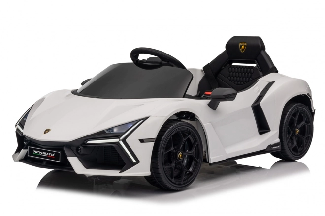 Detské elektrické vozidlo Lamborghini Revuelto biele