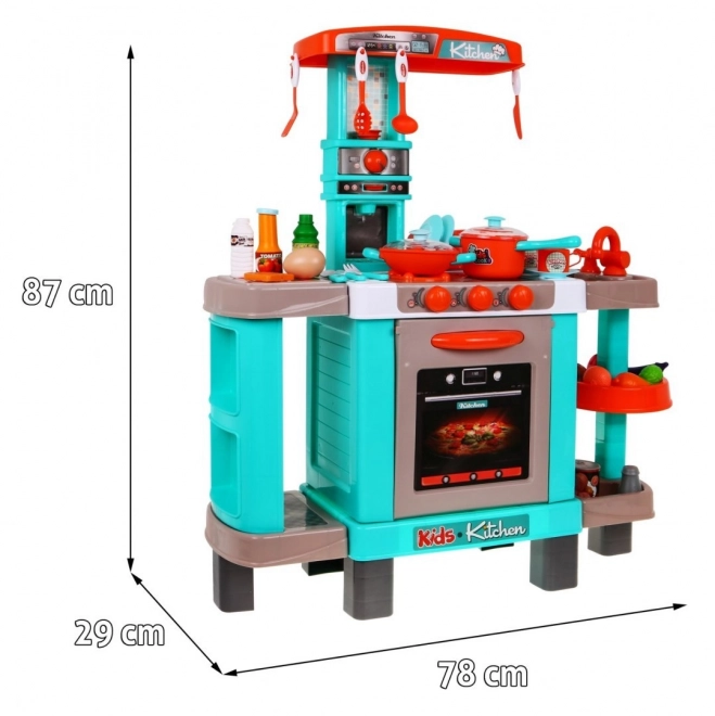 Veľká interaktívna kuchynka s osvetlením a zvukmi pre deti