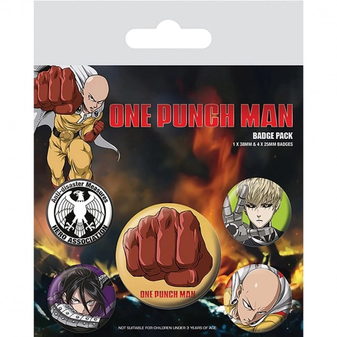 Set odznakov One Punch Man