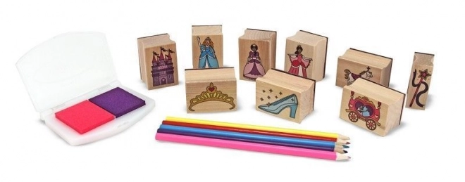 Súprava pečiatok Princezné od Melissa & Doug