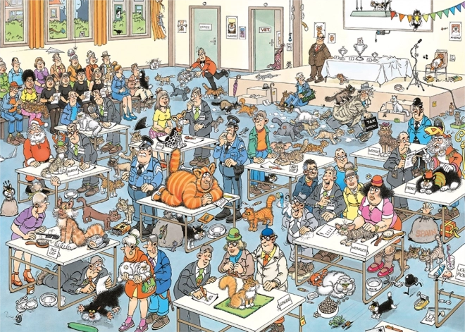 JUMBO Puzzle JvH Mačacia prehliadka 2000 dielikov
