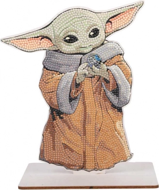 Diamantové maľovanie XL Star Wars: Grogu