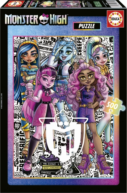 Educa puzzle Monster High 500 dielikov