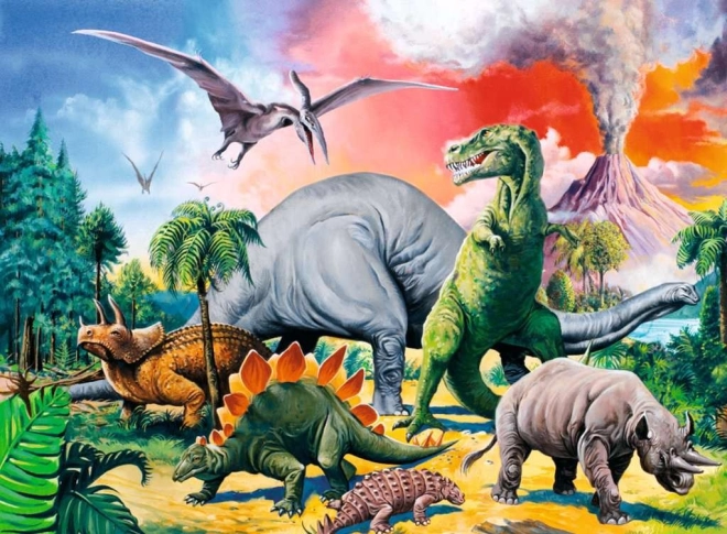 Vzrušujúca dinosaurová téma