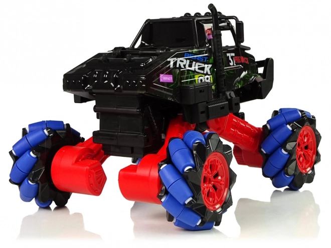 Diaľkovo ovládané terénne driftovacie auto 1:16 2.4G 360° rotácia – Zelená
